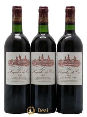 Les Pagodes de Cos Second Vin 2000 - Lot de 3 Flaschen