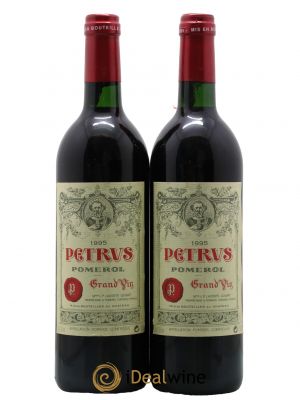 Petrus 1995 - Lot de 2 Bottiglie