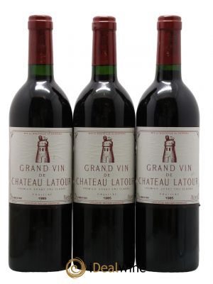 Château Latour 1er Grand Cru Classé 1985 - Lot de 3 Bottiglie