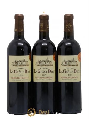 Château la Grâce Dieu 2005 - Lot de 3 Bottiglie