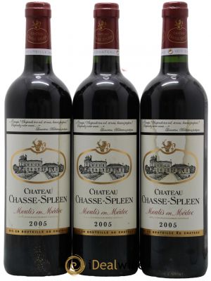 Château Chasse Spleen  2005 - Lotto di 3 Bottiglie
