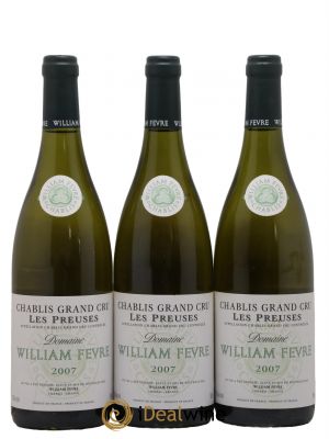 Chablis Grand Cru les Preuses William Fèvre (Domaine)  2007 - Lotto di 3 Bottiglie