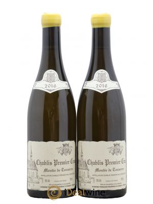 Chablis 1er Cru Montée de Tonnerre Raveneau (Domaine)  2016 - Lot of 2 Bottles