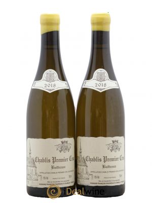 Chablis 1er Cru Butteaux Raveneau (Domaine) 2018 - Lot de 2 Bottles