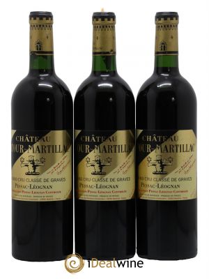 Château Latour-Martillac Cru Classé de Graves 2001 - Lot de 3 Bottles