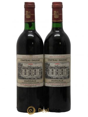Château Dauzac 5ème Grand Cru Classé 1988 - Lot de 2 Bottles