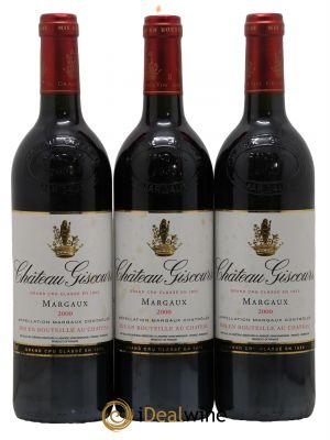Château Giscours 3ème Grand Cru Classé  2000 - Lot of 3 Bottles