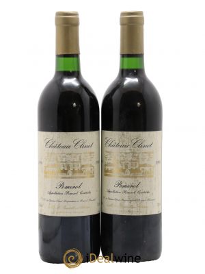 Château Clinet  1990 - Lot of 2 Bottles