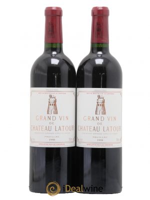 Château Latour 1er Grand Cru Classé 1998 - Lot de 2 Bottles