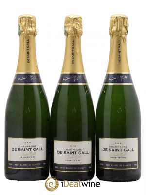 Champagne 1er cru Blanc de Blancs Maison De Saint Gall ---- - Lot de 3 Bottiglie