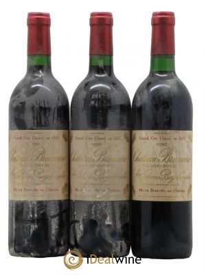 Château Branaire Ducru 4ème Grand Cru Classé  1990 - Lotto di 3 Bottiglie