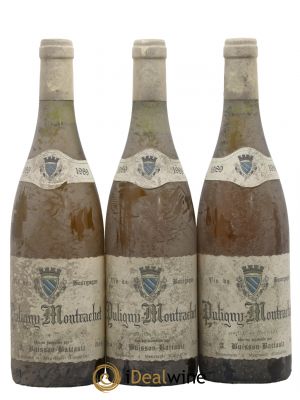Puligny-Montrachet Domaine Buisson Battault 1989 - Lot de 3 Flaschen
