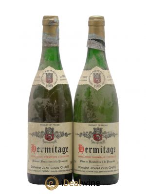 Hermitage Jean-Louis Chave  1989 - Lot of 2 Bottles