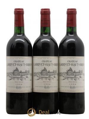 Château Larrivet Haut-Brion 1996 - Lot de 3 Bottles