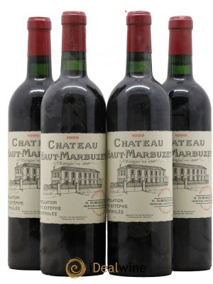 Château Haut Marbuzet 1999 - Lot de 4 Bottles