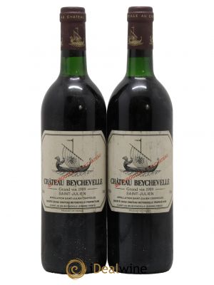 Château Beychevelle 4ème Grand Cru Classé 1989 - Lot de 2 Bottles