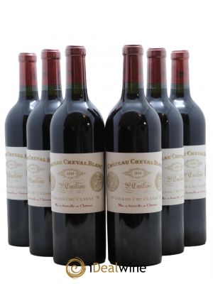 Château Cheval Blanc 1er Grand Cru Classé A 2010 - Lot de 6 Bouteilles