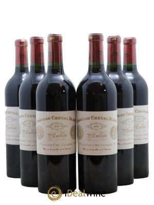 Château Cheval Blanc 1er Grand Cru Classé A 2010 - Lot de 6 Bottles