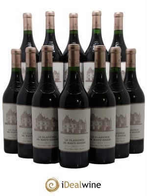 Bouteilles Clarence (Bahans) de Haut-Brion Second Vin 2011 - Lot de 12 Bouteilles