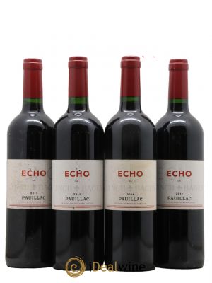 Echo de Lynch Bages Second vin  2011 - Lot of 4 Bottles