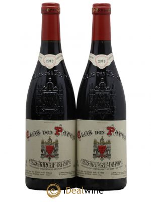 Châteauneuf-du-Pape Clos des Papes - Paul Avril  2018 - Lot of 2 Bottles