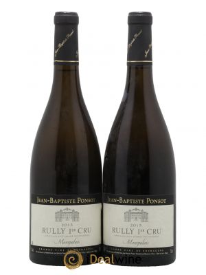 Rully 1er Cru Montpalais Jean-Baptiste Ponsot 2015 - Lot de 2 Bottles