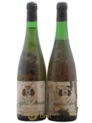 Quarts de Chaume Anjou Vinicole 1982 - Lot de 2 Bottles