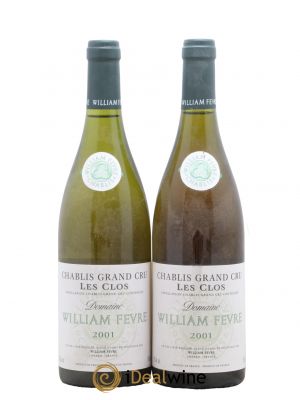Chablis Grand Cru Les Clos William Fèvre 2001 - Lot de 2 Bottiglie