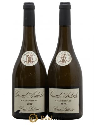 IGP Ardèche Grand Ardèche Chardonnay Louis Latour 2020 - Lot de 2 Bouteilles