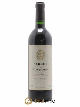 Sarget de Gruaud Larose Second Vin  1999 - Lotto di 1 Bottiglia