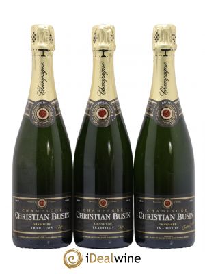 Champagne Brut Tradition Christian Busin ---- - Lot de 3 Flaschen