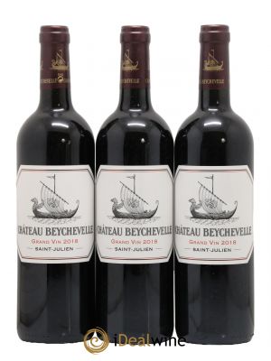 Château Beychevelle 4ème Grand Cru Classé 2018 - Lot de 3 Bottles