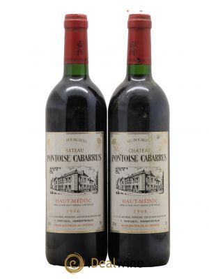 Château Pontoise Cabarrus Cru Bourgeois 1996 - Lot de 2 Bottles