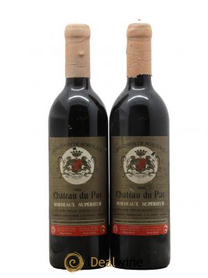 Bordeaux Supérieur Château Du Puy 1988 - Lotto di 2 Bottiglie