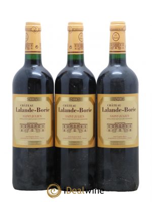 Château Lalande Borie  2005 - Lot of 3 Bottles
