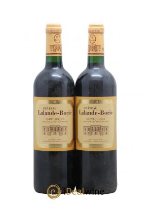 Château Lalande Borie  2005 - Lot of 2 Bottles