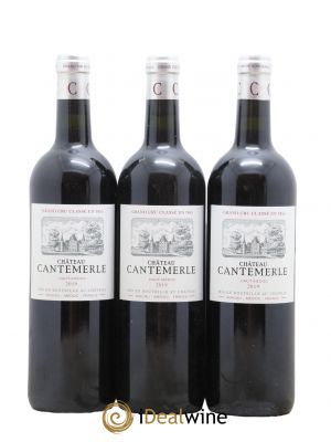 Château Cantemerle 5ème Grand Cru Classé  2019 - Lot of 3 Bottles
