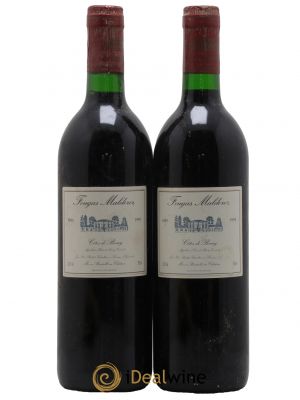 Château Fougas Maldoror  1995 - Lot of 2 Bottles