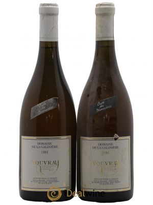 Vouvray Cuvée des Desonnières De La Galiniere 1996 - Lot of 2 Bottles