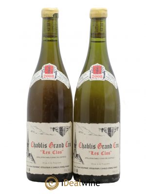 Chablis Grand Cru Les Clos Vincent Dauvissat (Domaine) 2008 - Lot de 2 Bottles