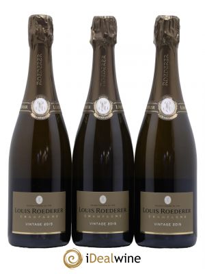 Champagne La Montagne Louis Roederer Vintage 2015 - Lot of 3 Bottles