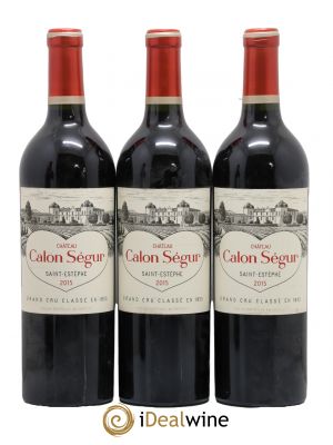 Château Calon Ségur 3ème Grand Cru Classé 2015 - Lot de 3 Bottles