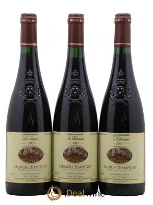 Saumur-Champigny La Chaintrée Clotilde Legrand (anciennement René-Noël Legrand) 2003 - Lot de 3 Bottles