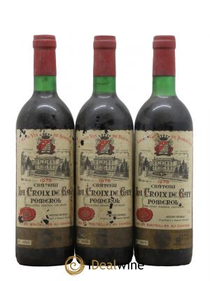 Château la Croix de Gay 1978 - Lot de 3 Bottles