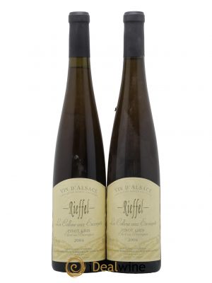 Alsace Kirchberg Pinot Gris La Colline Aux Escargots Domaine Rieffel 2004 - Lot of 2 Bottles