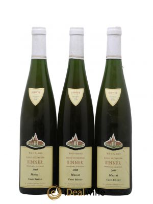 Alsace Mucsat Cuvée Béatrice Domaine Binner 2000 - Lot de 3 Bottles