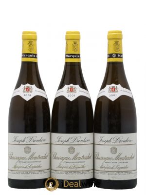 Chassagne-Montrachet Marquis de Laguiche Joseph Drouhin  2001 - Lot of 3 Bottles