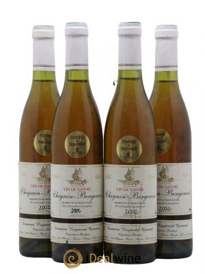Vin de Savoie Chignin Bergeron Vendanges de Novembre Domaine Raymond Quénard 50cl 2002 - Lot de 4 Bouteilles