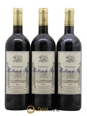 Château Rollan de By Cru Bourgeois  2015 - Lot of 3 Bottles