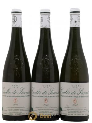 Savennières Clos de la Coulée de Serrant Vignobles de la Coulée de Serrant - Nicolas Joly 2012 - Lot de 3 Bottles